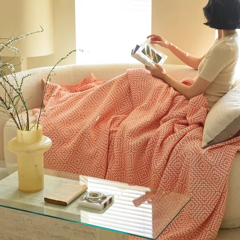 1pc Pure Cotton Blanket