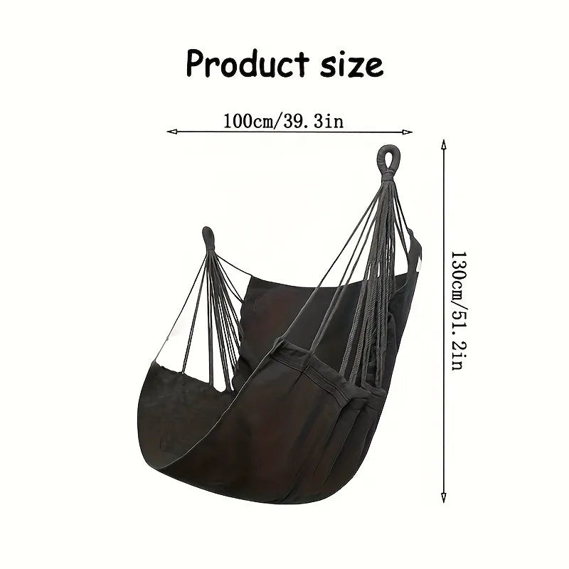 1pc Leisure Fabric Hammock Chair Outdoor