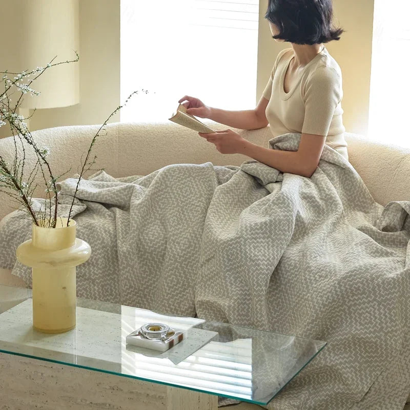 1pc Pure Cotton Blanket