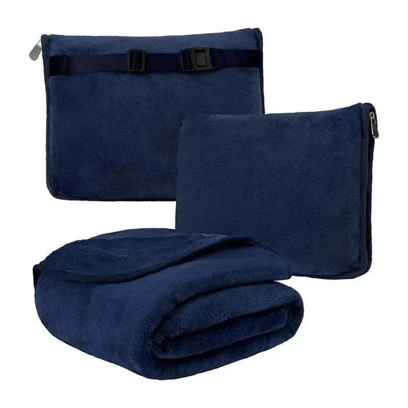 Multi Functional Portable Cuddle Cution Pillow 2 in 1 Travel Blankets