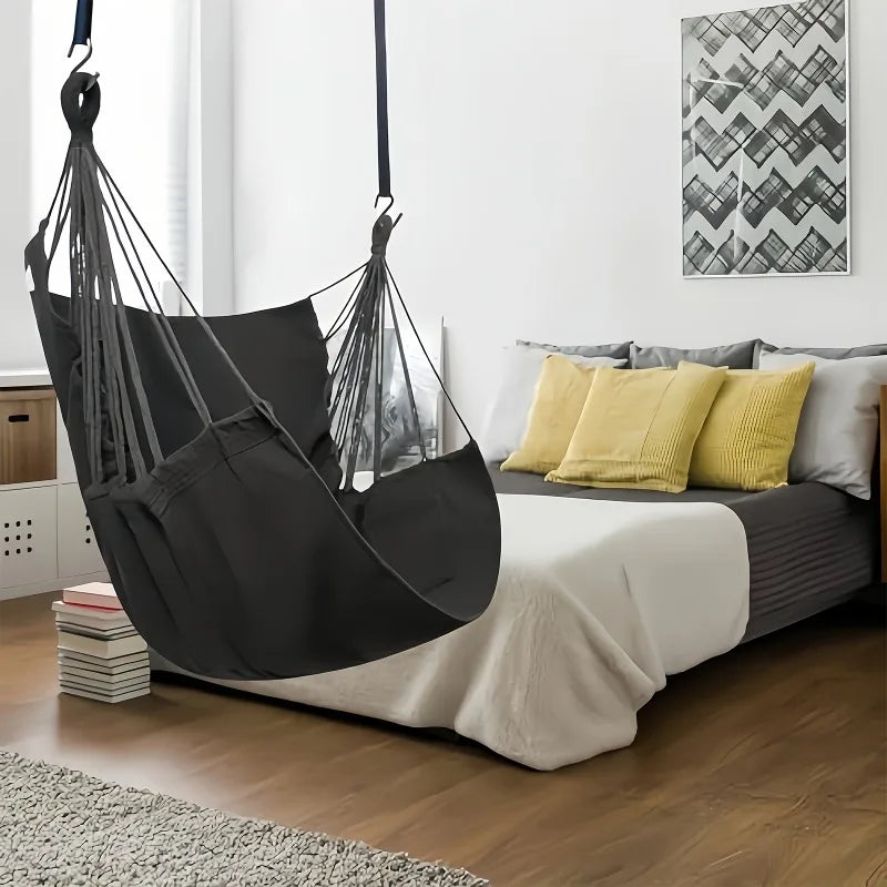 1pc Leisure Fabric Hammock Chair Outdoor
