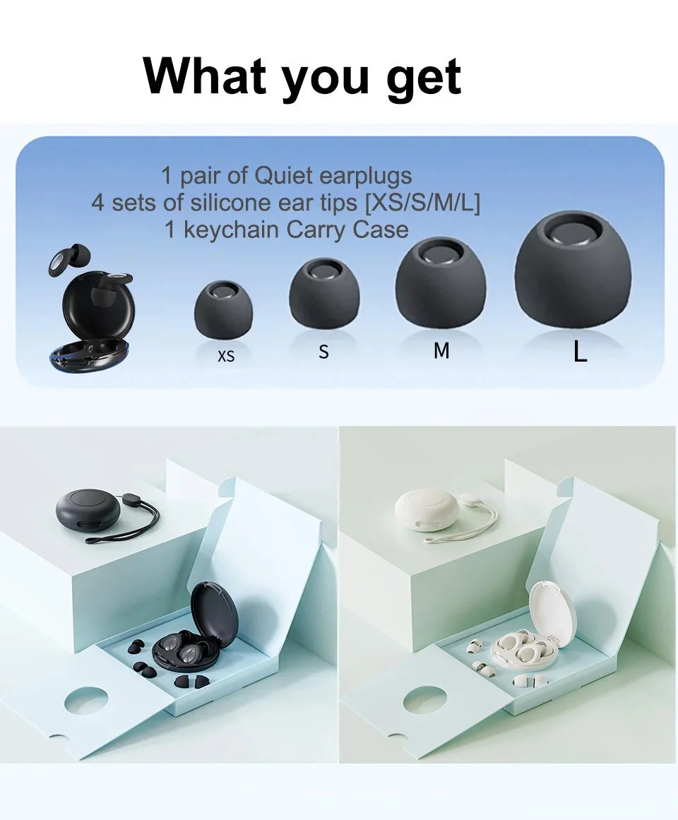 Quiet Ear Plugs for Sleeping