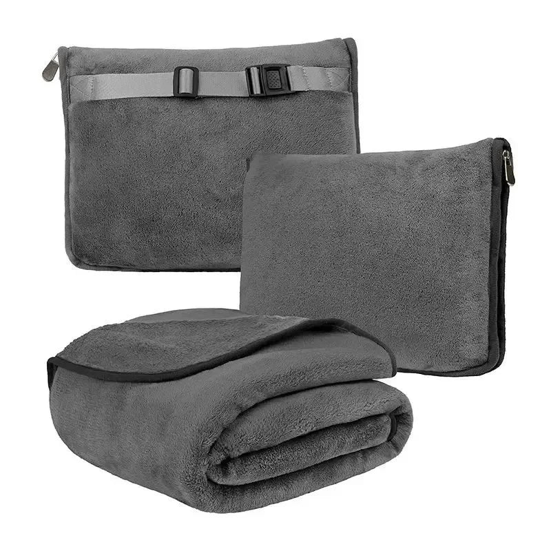 Multi Functional Portable Cuddle Cution Pillow 2 in 1 Travel Blankets