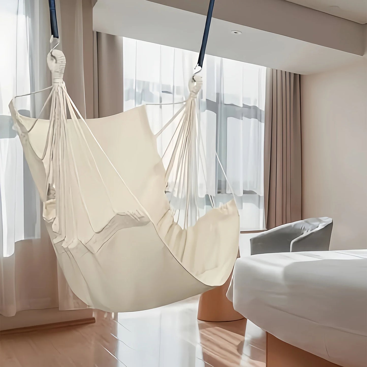 1pc Leisure Fabric Hammock Chair Outdoor