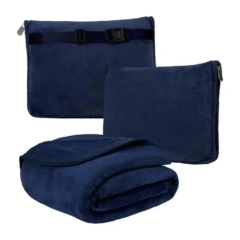 Multi Functional Portable Cuddle Cution Pillow 2 in 1 Travel Blankets