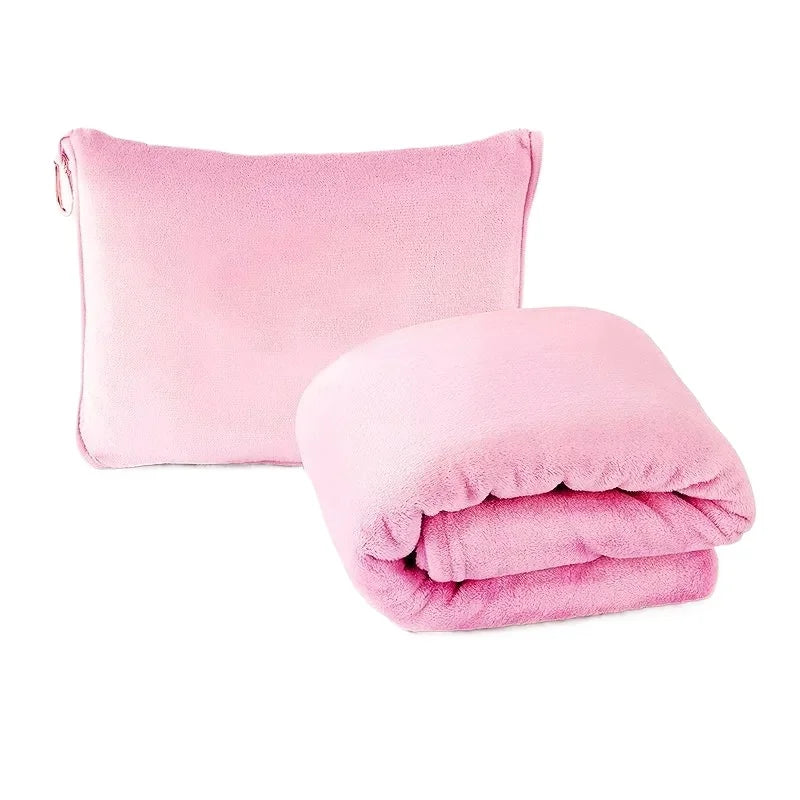 Multi Functional Portable Cuddle Cution Pillow 2 in 1 Travel Blankets