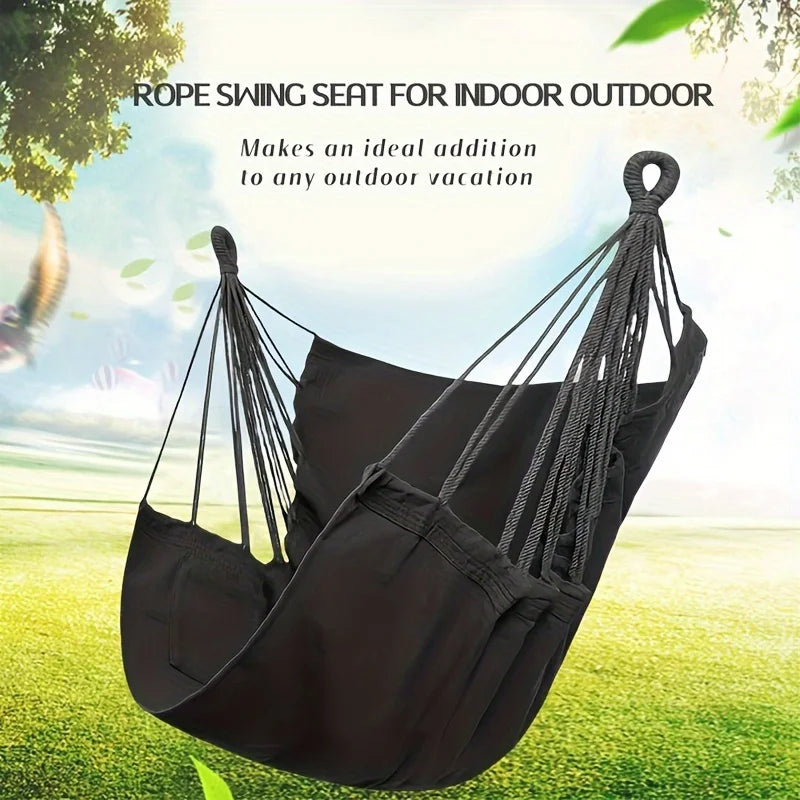 1pc Leisure Fabric Hammock Chair Outdoor