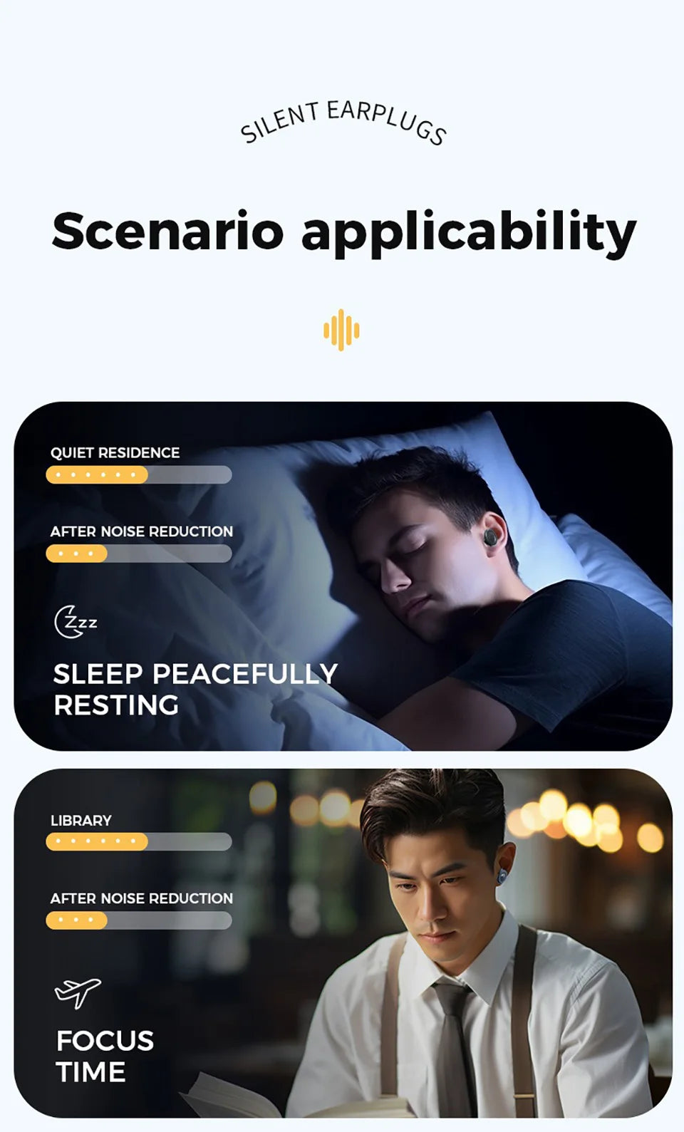 Quiet Ear Plugs for Sleeping