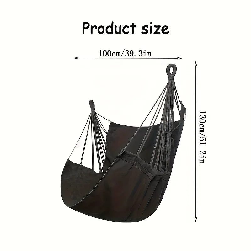 1pc Leisure Fabric Hammock Chair Outdoor
