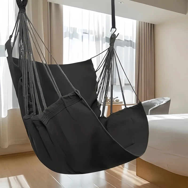 1pc Leisure Fabric Hammock Chair Outdoor